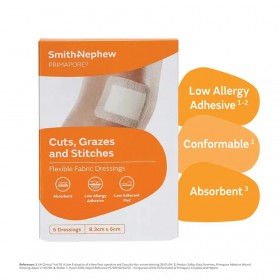 Primapore Adhesive Dressing 6cm x 8.3cm