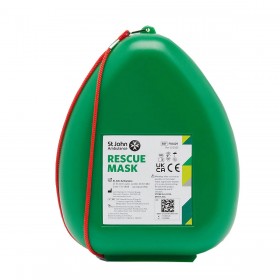 SJA Rescue CPR Mask with O2 Inlet